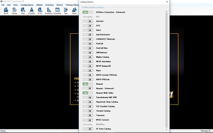 Mitchell 1 Manager SE Nexpart Multi-Seller