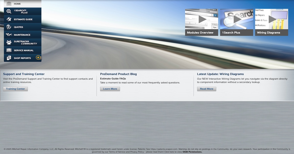 Mitchell 1 ProDemand Modules