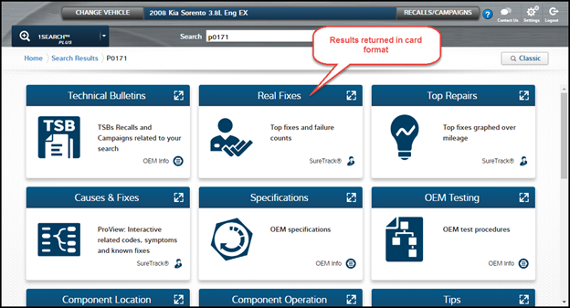 Mitchell 1 ProDemand 1Search Plus Cards Page