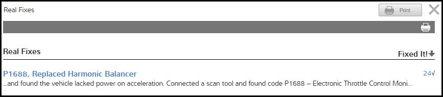 Mitchell 1 ProDemand SureTrack Real Fixes