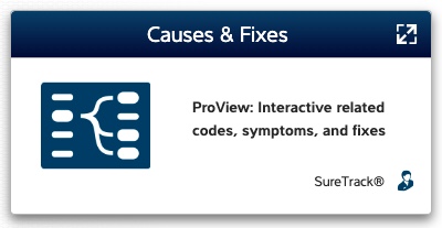 ProDemand Causes & Fixes ProView